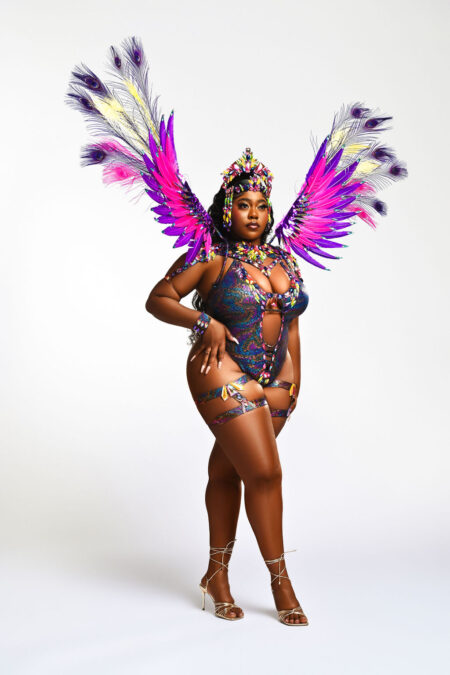 Celebration - Curvy Demure w/ Feathers